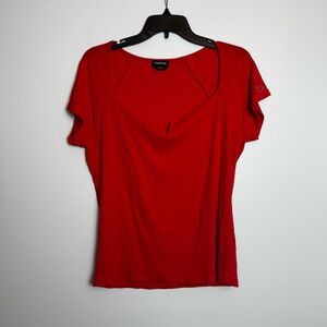 Red Bebe short sleeve tee